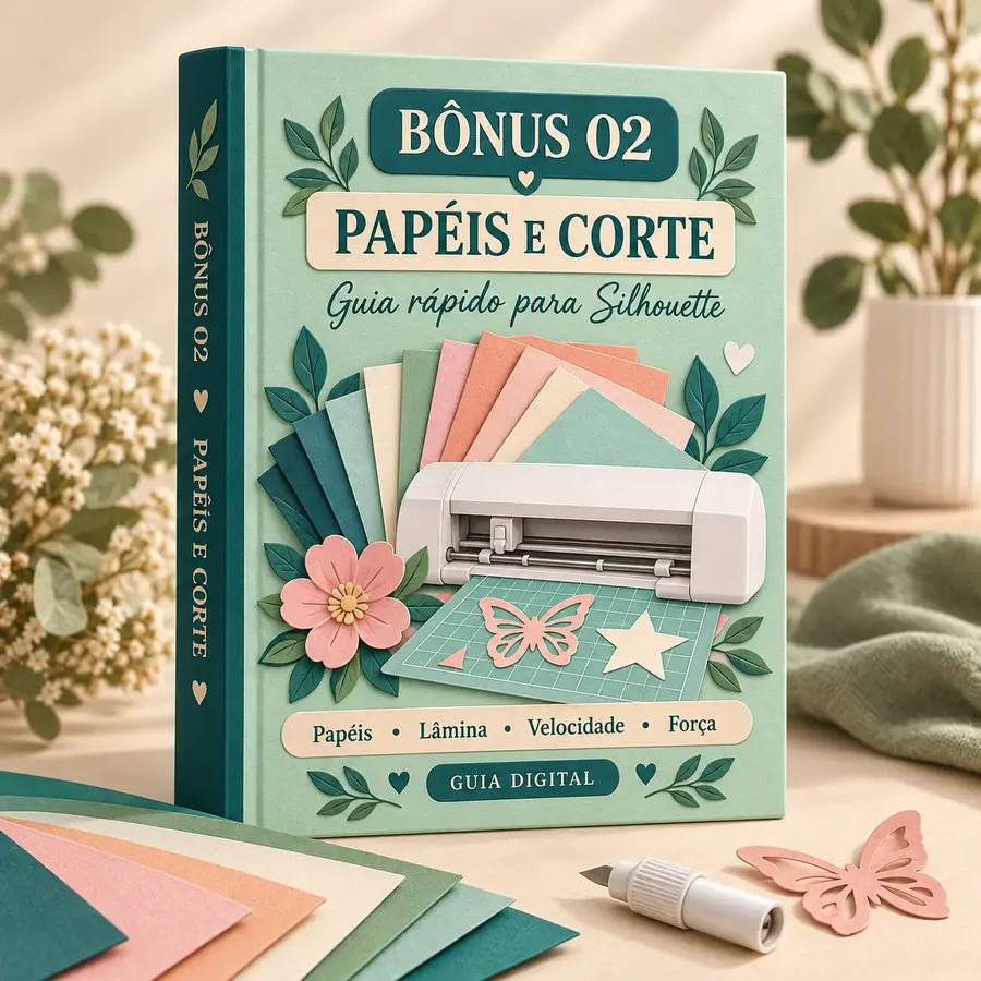 Guia Rápido de Papéis e Configurações de Corte na Silhouette