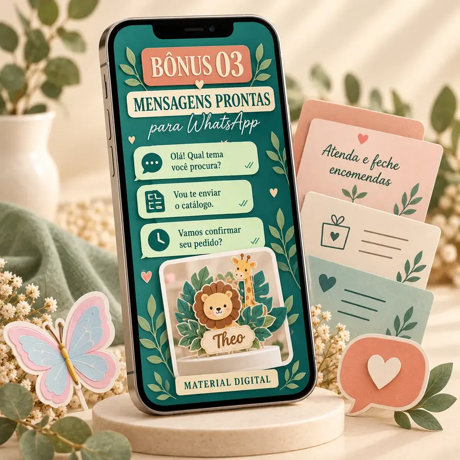Mensagens Prontas para Atender e Fechar Encomendas no WhatsApp